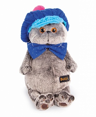 Мягкая игрушка "Басик в кепке" 25 см Ks25-023