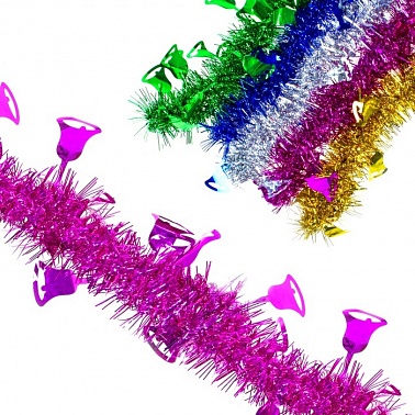 Мишура Фонарик колокольчик d-2 см 2 м