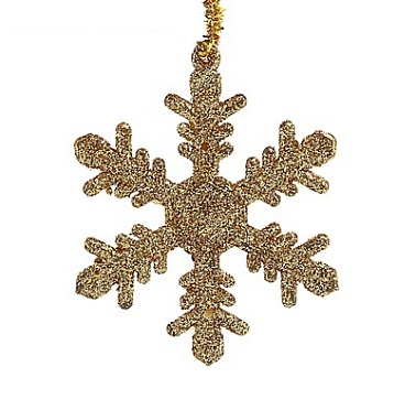 Снежинки пенопласт 15шт