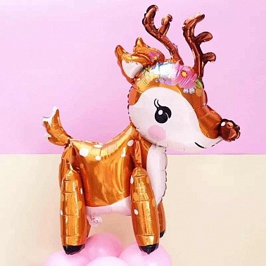 Шар фольга ходячий Олененок