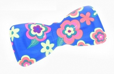 Бант пластик Лето яркие цветочки 1 шт