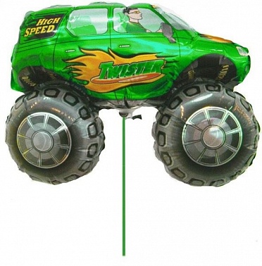 Шар Фигура Мини Внедорожник зеленый (FM)