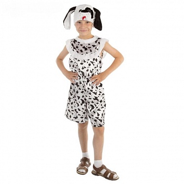 Костюм Далматинец (комбинезон, шапка) рост 110-116