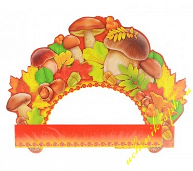 Ободок бум. Осенний венок