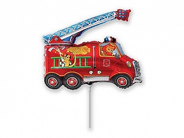 Шар Фигура Мини Машина пожарная (FM)