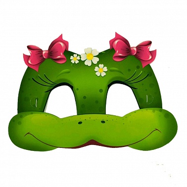Маска Лягушка картон