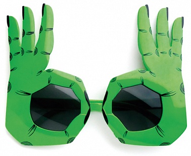 Очки Окей зеленые 1 шт